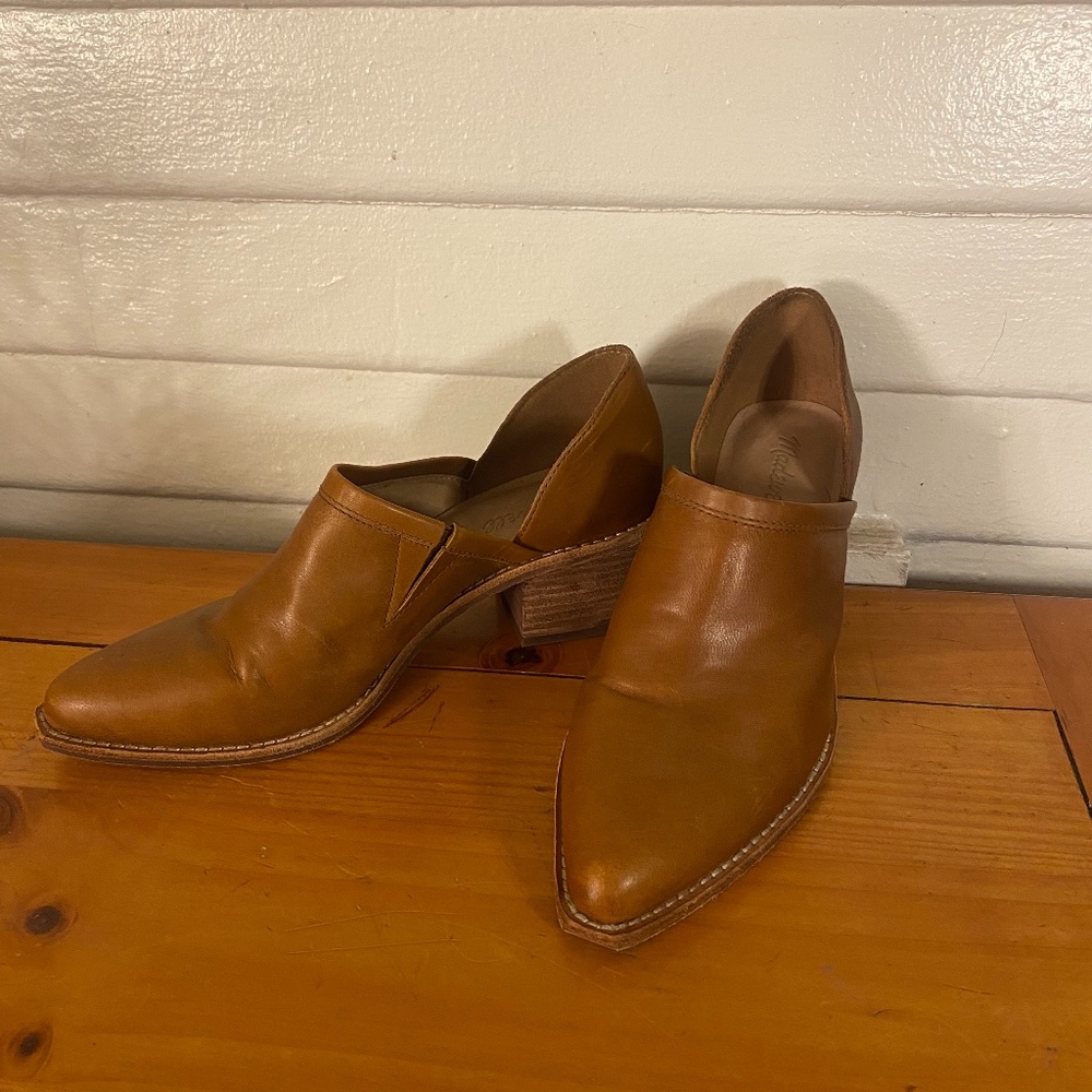 Madewell Tan Low Cut Bootie